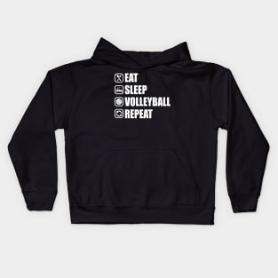 Eat Sleep Volleyball Repeat - Sports Gift Kids Hoodie